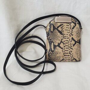 Vintage Concepts by SMS Snakeskin Leather Micro Crossbody Pouch – Made in Canada
